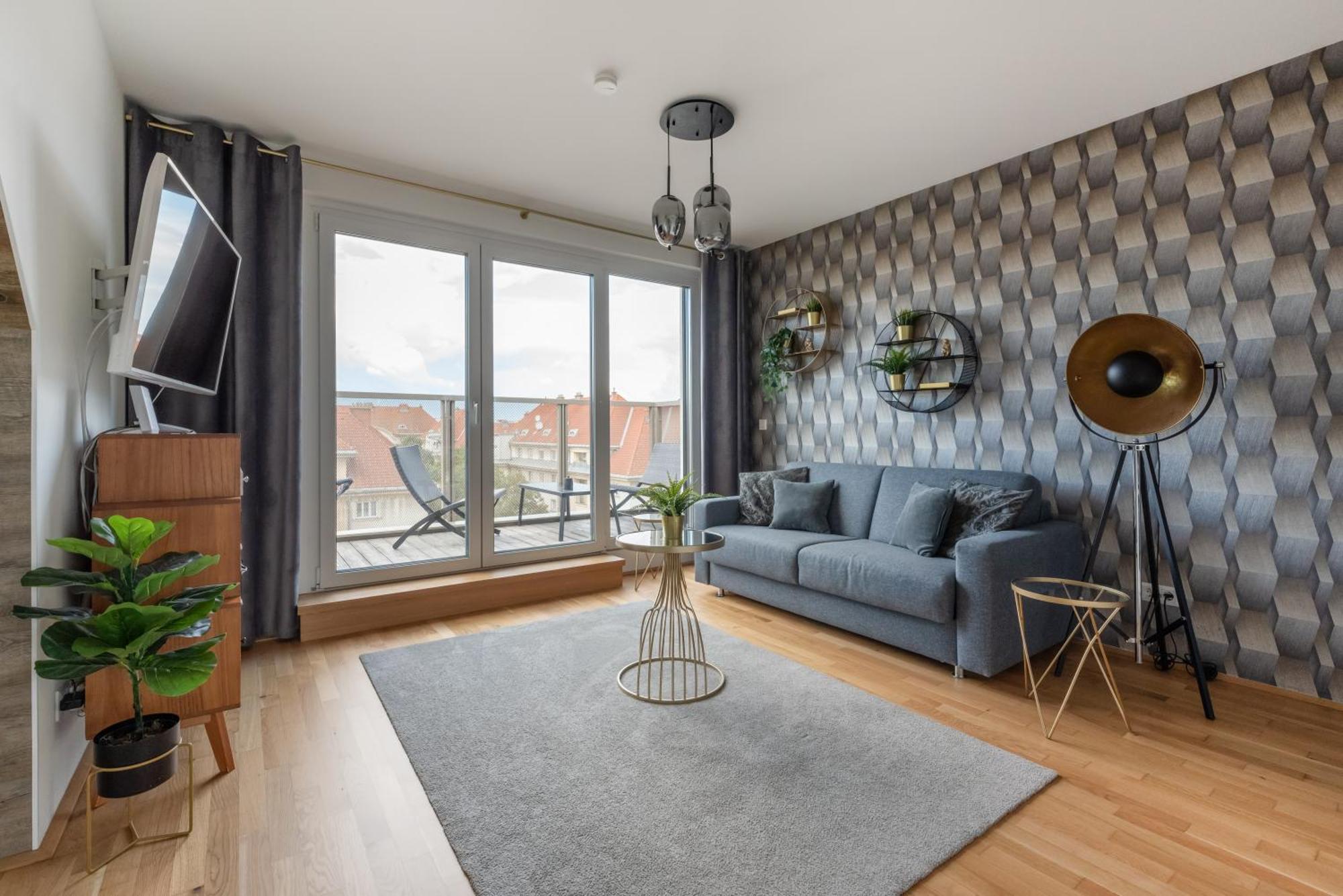Luxurious Living With Beautiful Terrace Daire Viyana Dış mekan fotoğraf