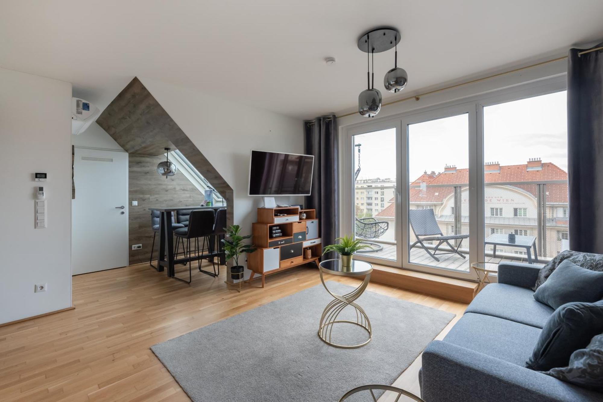 Luxurious Living With Beautiful Terrace Daire Viyana Dış mekan fotoğraf